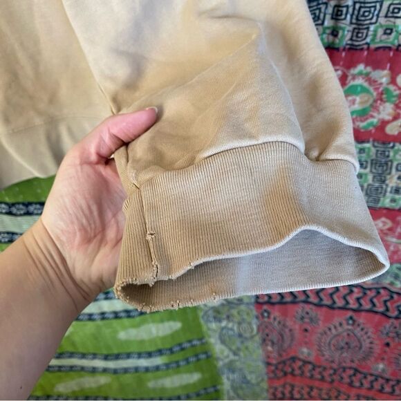 90's Ralph Lauren Polo Sport Khaki Crewneck Sweatshirt Size Extra Extra Large - Picture 7 of 14